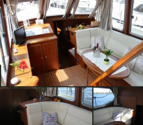 Einblick in den hellen Salon von Kapt´n Jack 